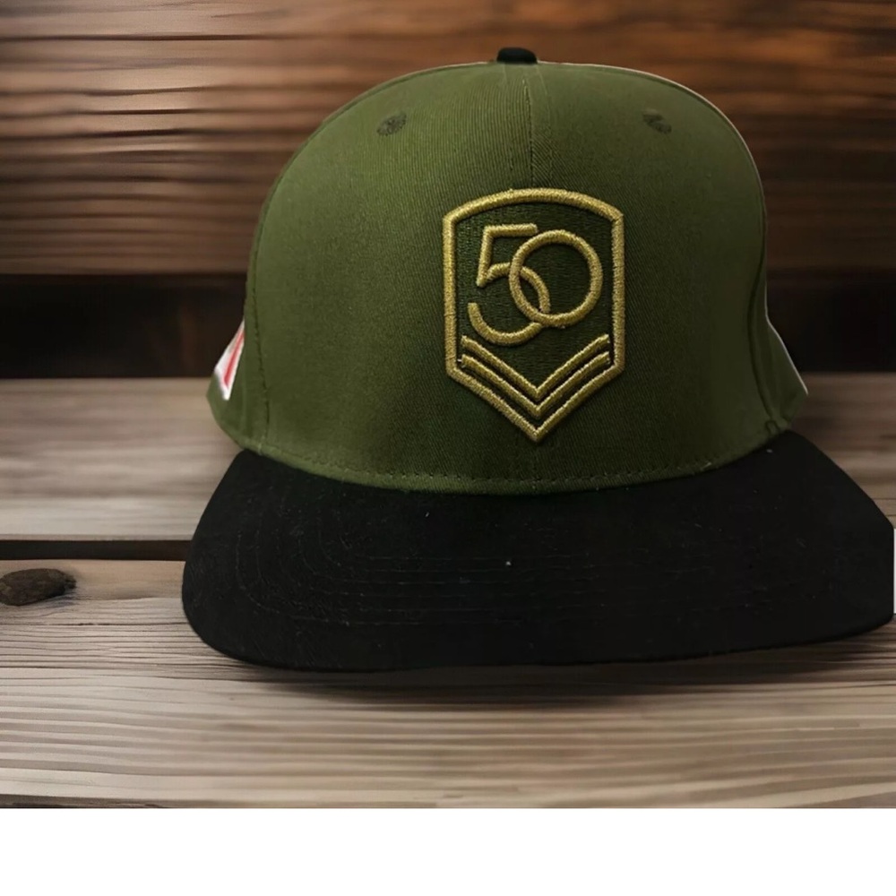 Calibre50 Green and Black Cap